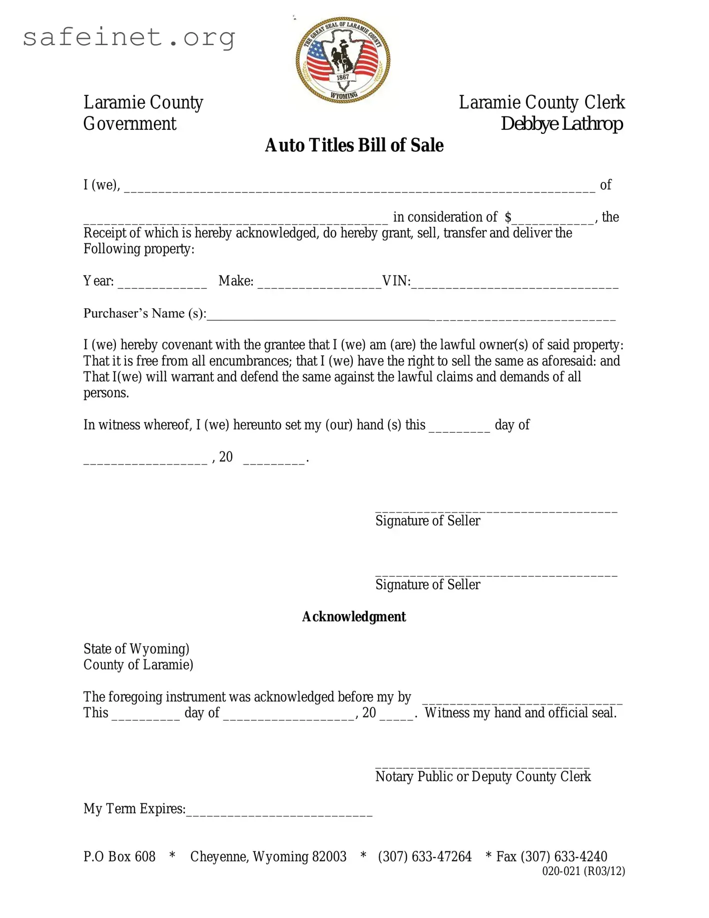 Blank BOS 020-021 Template