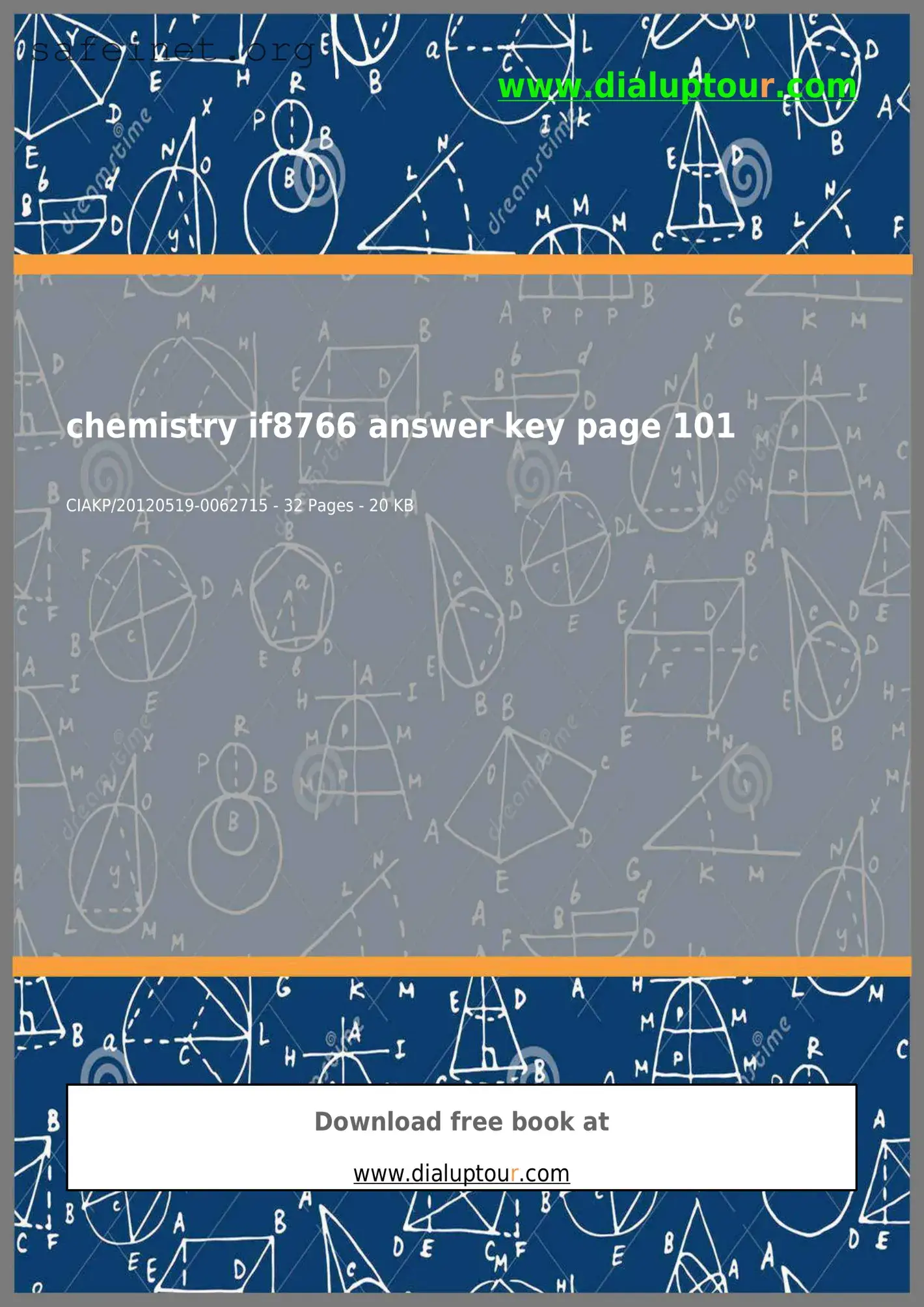 Blank Chemistry If8766 Template
