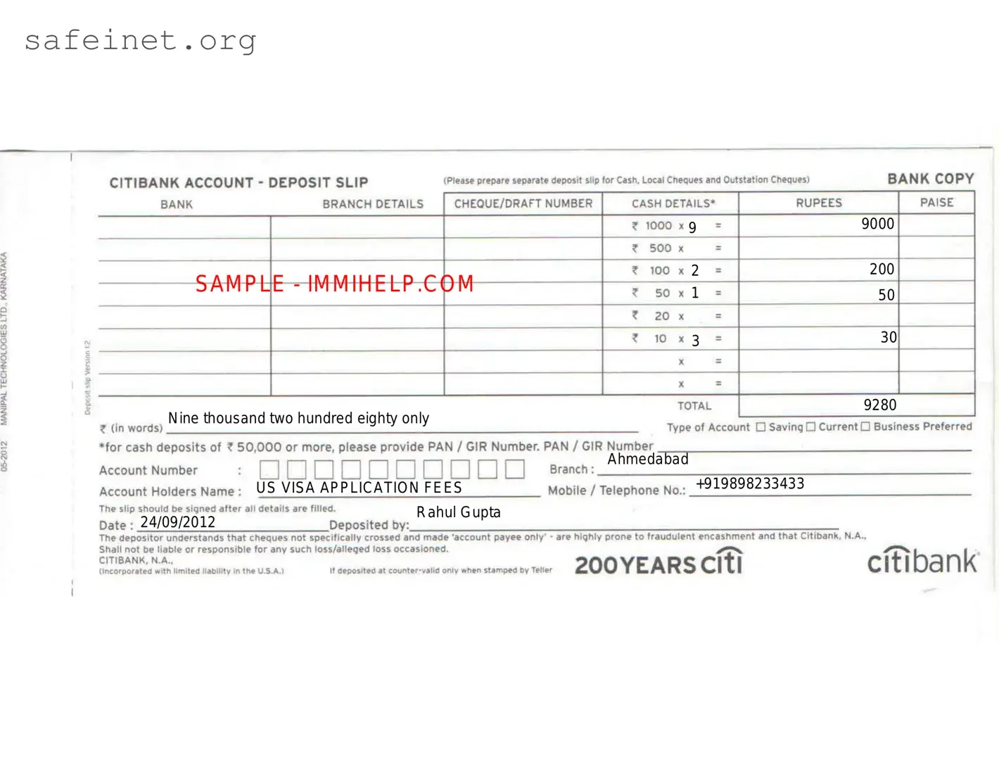 Blank Civilian Leave Statement Template