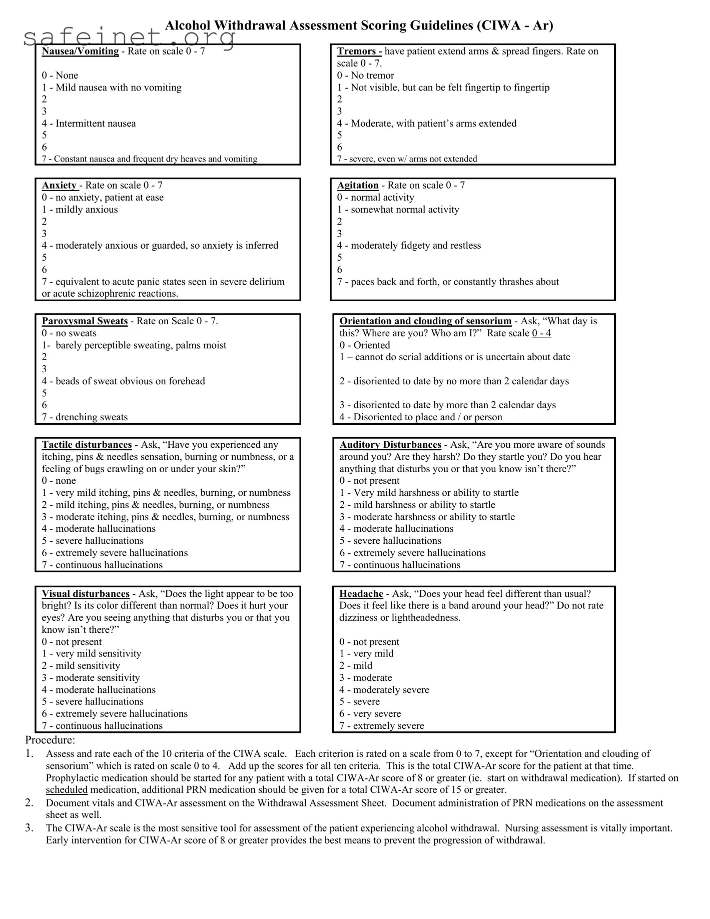 Blank Ciwa Ar Template