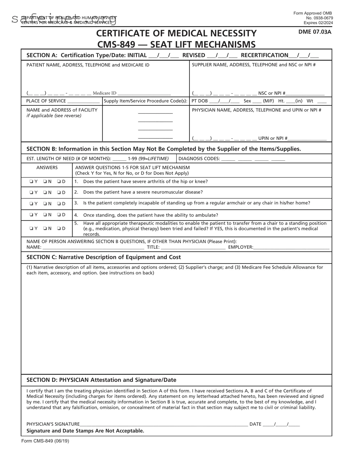 Blank Cms 849 Template