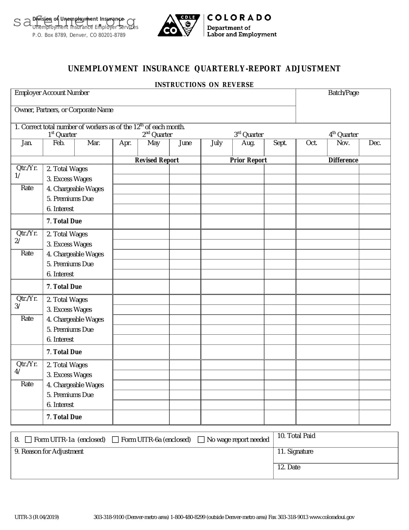 Blank Co Uitr 1 Template
