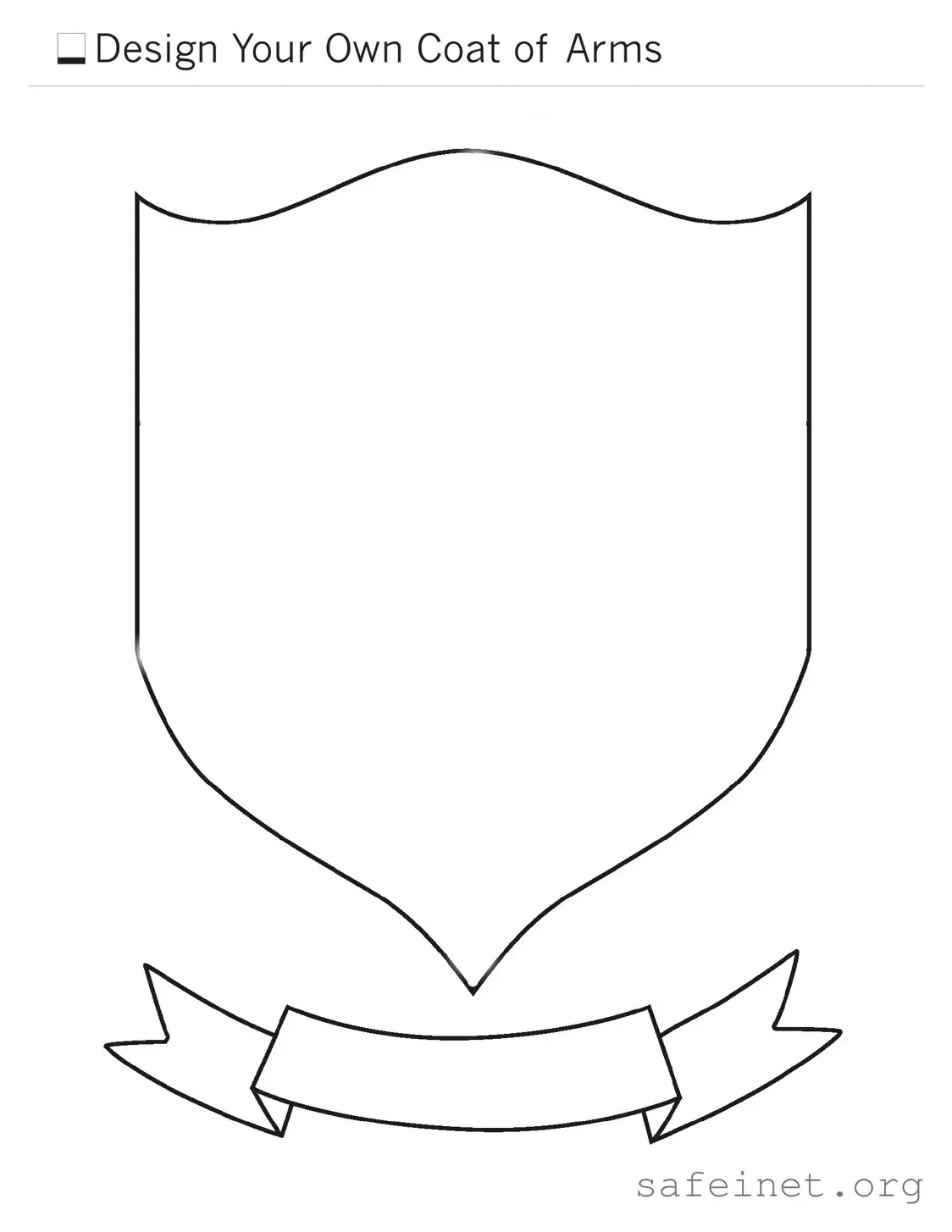 Blank Coat Of Arms Template