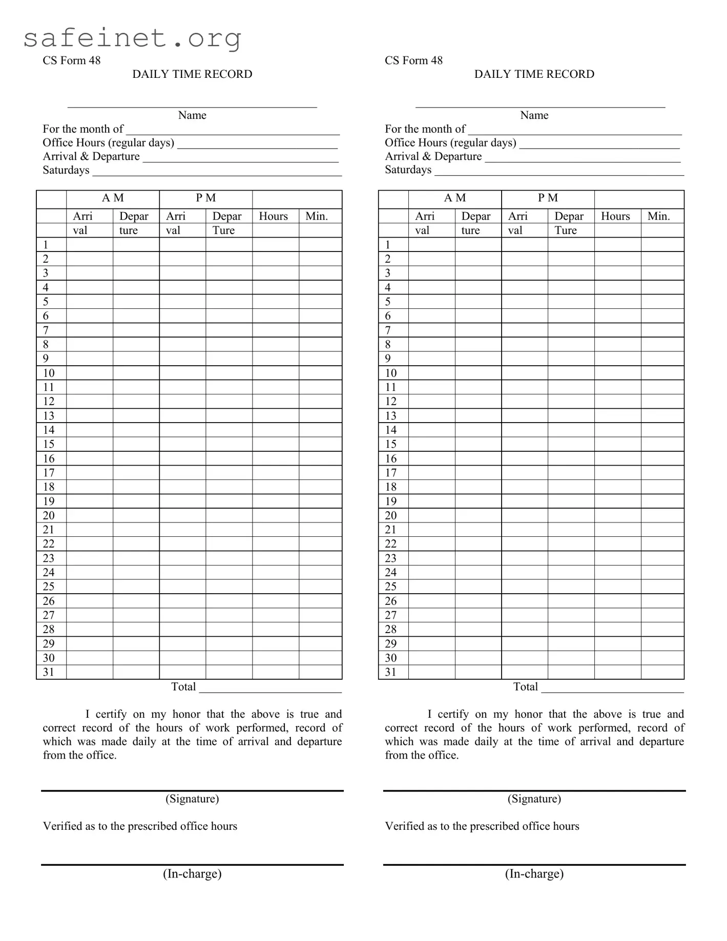 Blank Cs 48 Template