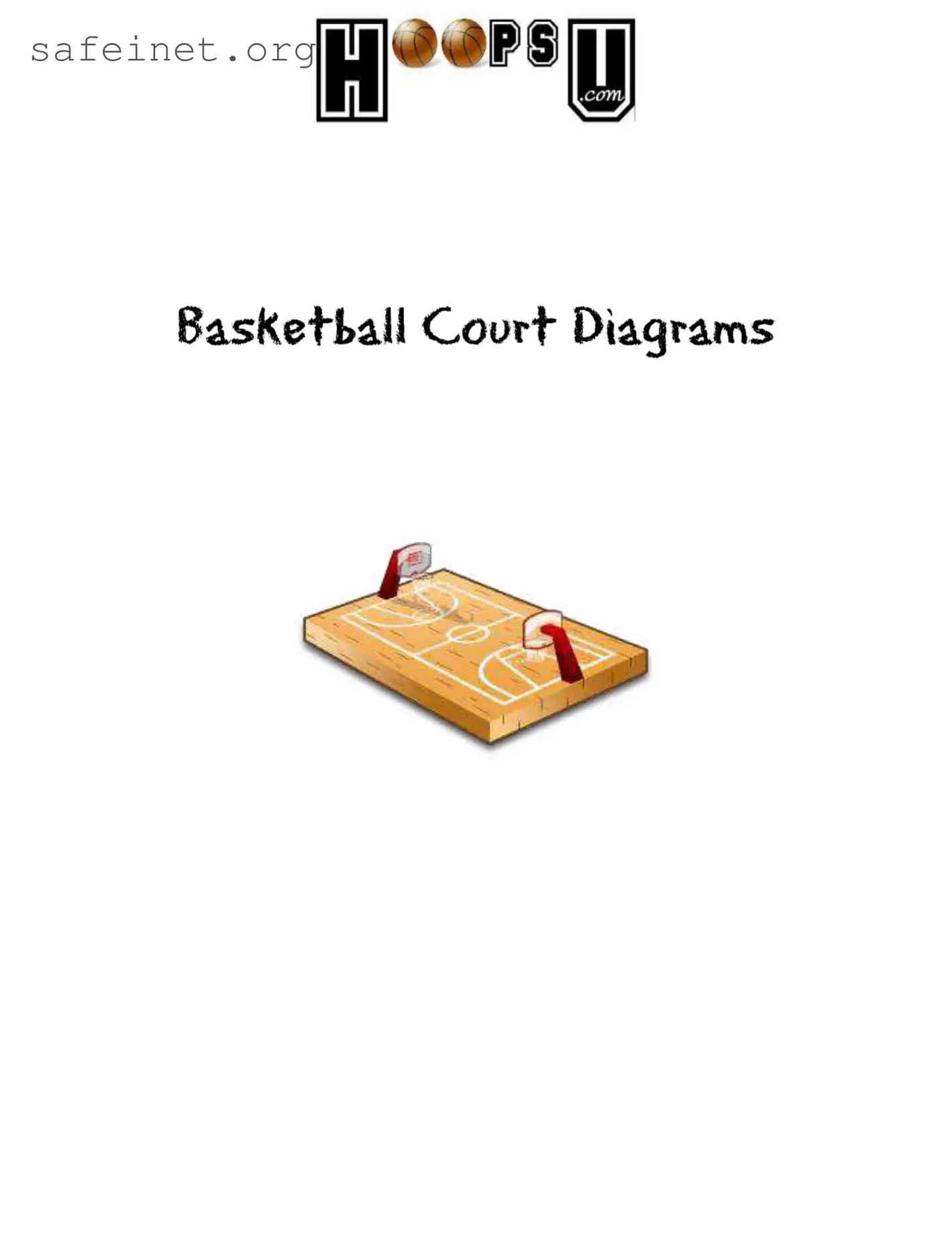 Blank Diagrams Court Template