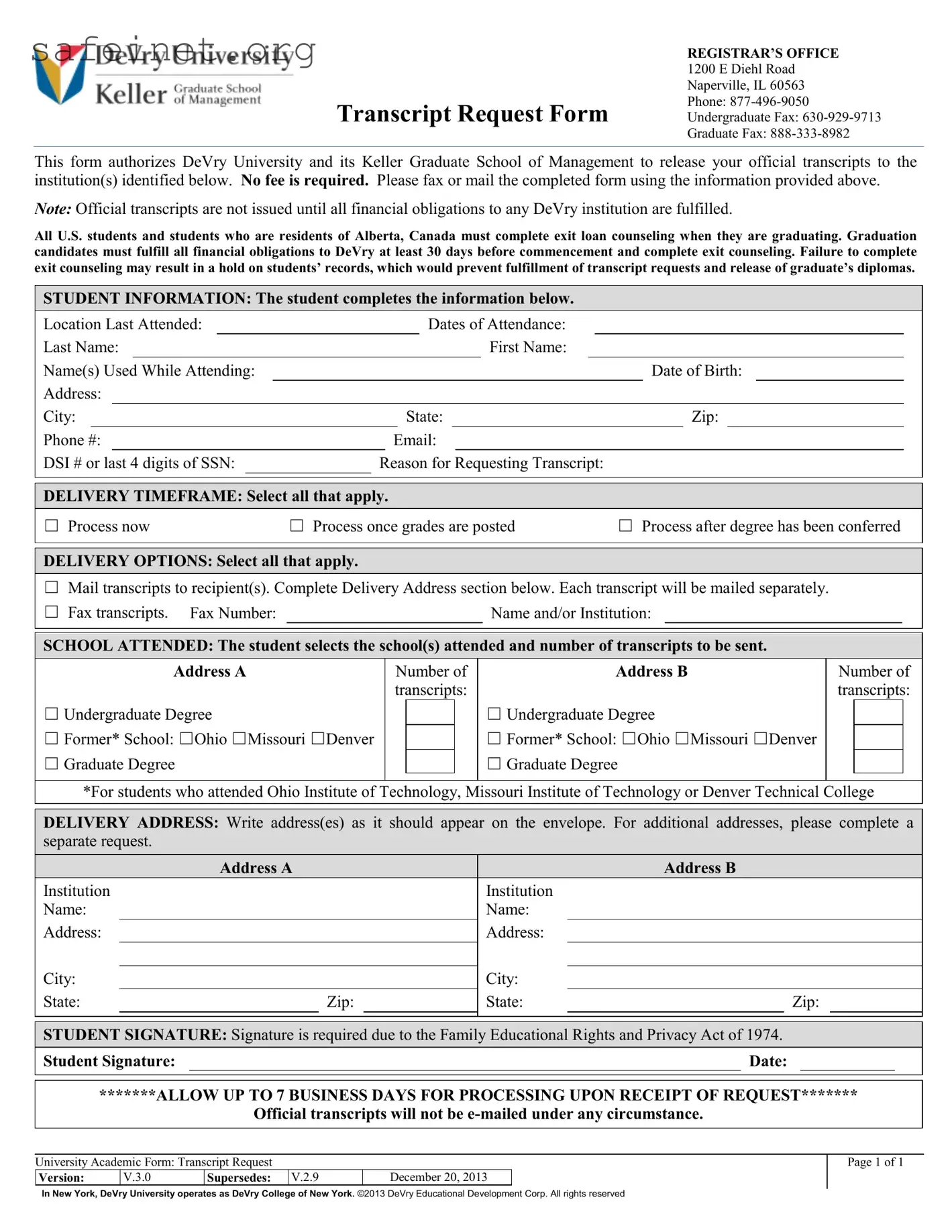 Blank Disabilities Provider Enrollment Template