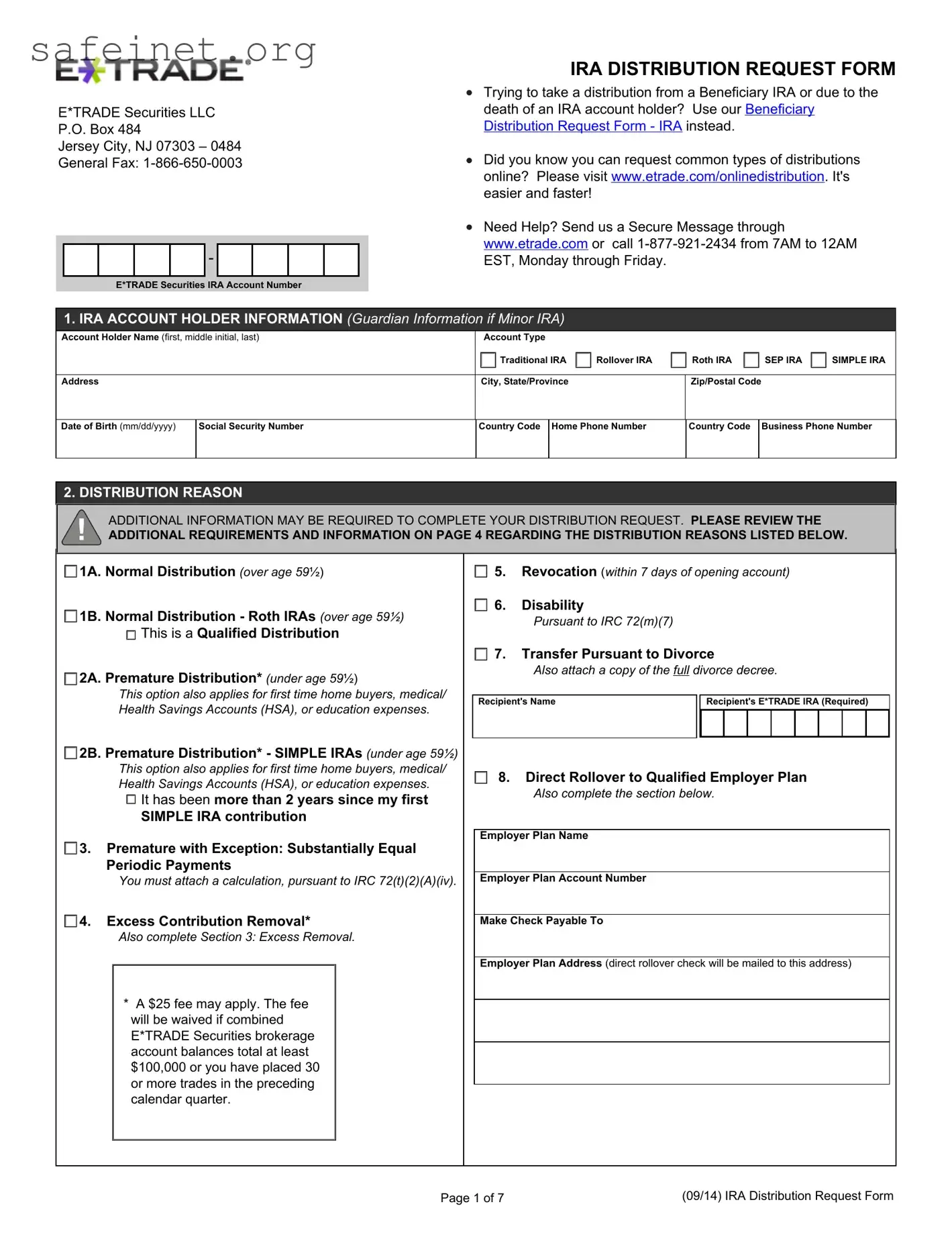 Blank E Trade Api Template