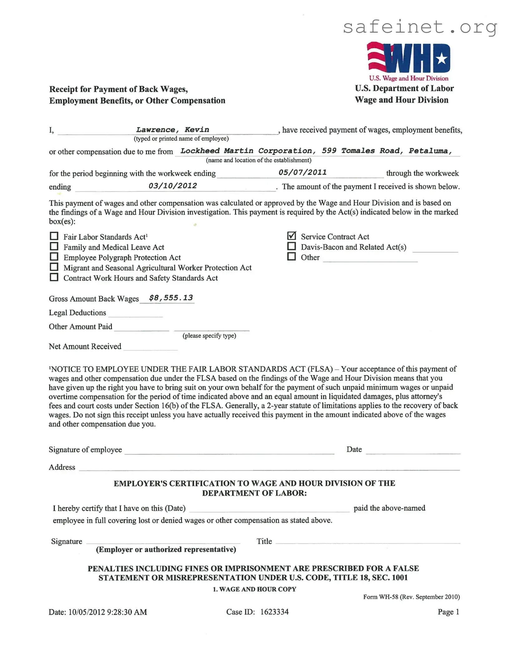 Blank Wh 58 Template