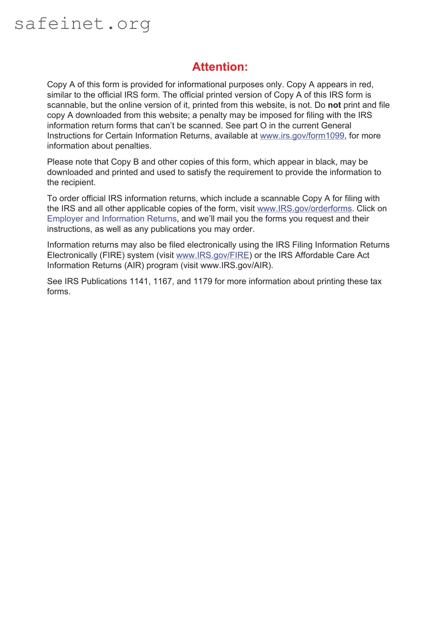 Blank IRS 1099-C Template