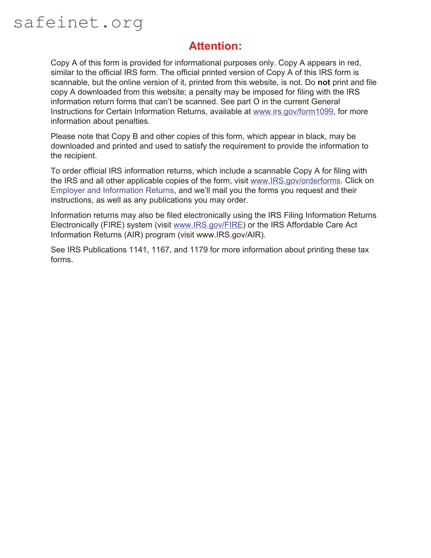 Blank IRS 1099-G Template