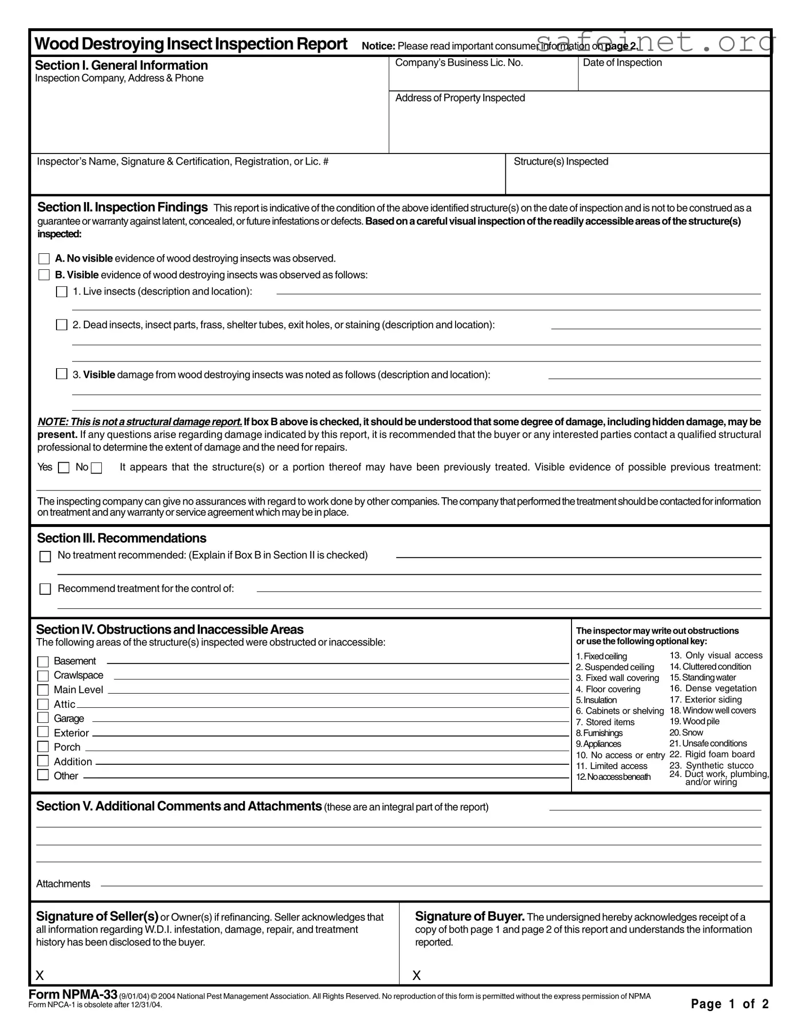 Blank Npma33 Template