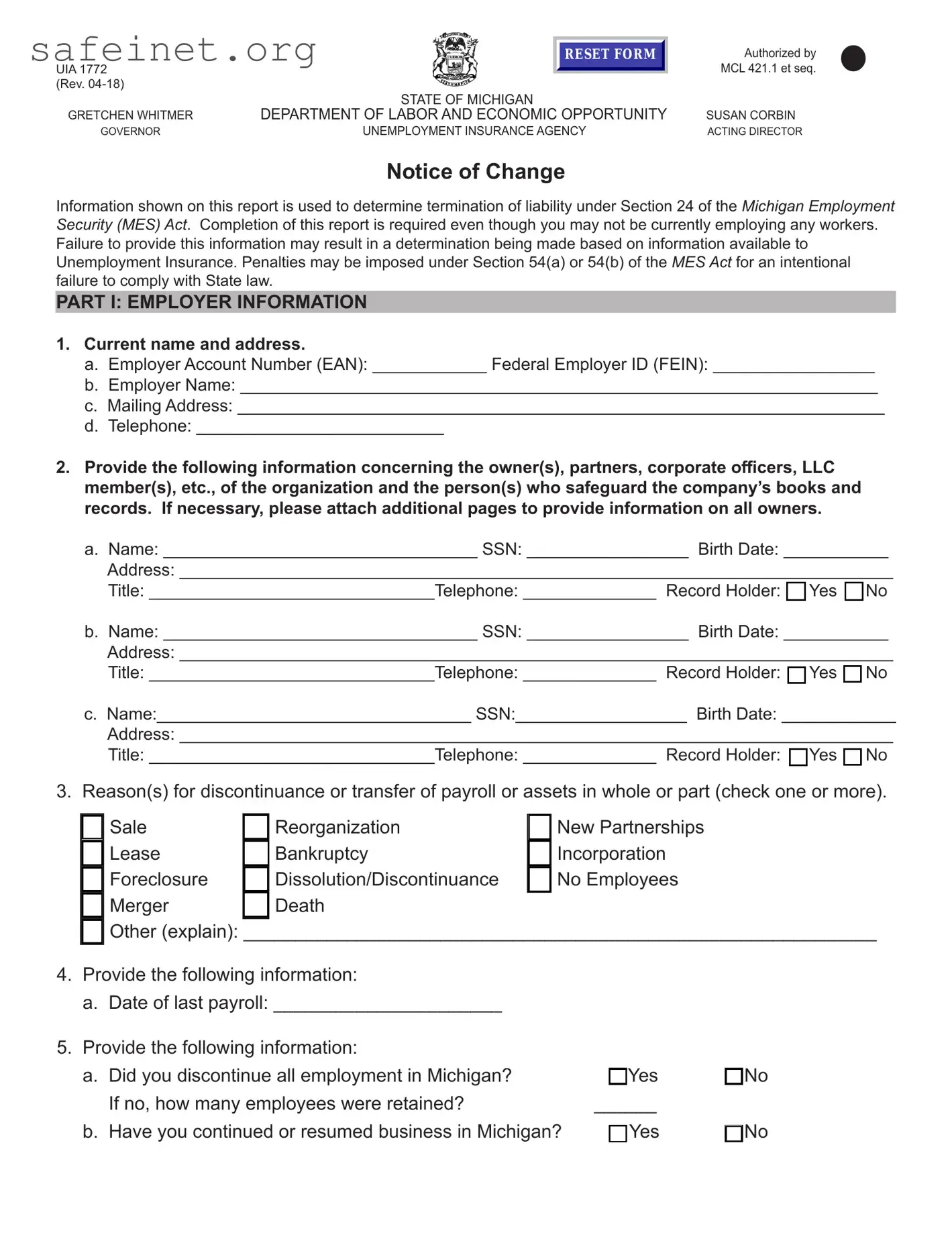 Blank Uia 1772 Template