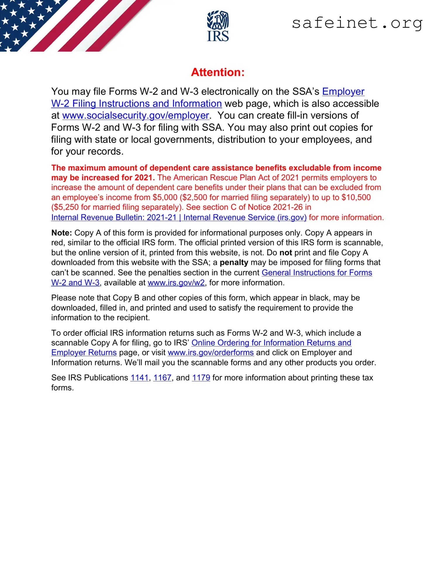 Blank IRS W-2 Template